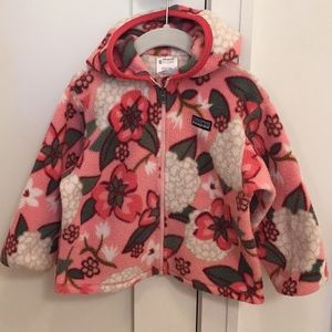 Patagonia Girls 3T Zip Up Fleece with Hood